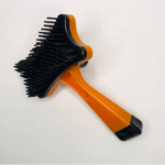 Sisir Grooming Brush Anjing Kucing Kelinci Self Quick Cleaning Praktis - Orange