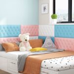 Wallpaper Foam 3D Headboard Bed Wall Sticker Dinding - Pink - Image 9