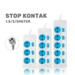 Stop Kontak Gepeng Kabel Saklar 3 4 5 Lubang 1 sampai 5 Meter SNI - 4 Lubang 5 Meter - Image 4