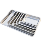 Baki Stainless Cekung Baking Tray Alat Saji Pemanggang Variasi Ukuran - XL - Image 5