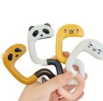 Gantungan Tas Meja Lipat Cantolan Praktis Table Hook Holder Serbaguna - Oren Hitam Rakun - Image 2