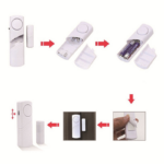 Alarm Pintu Jendela Nirkabel Anti Maling Sensor Magnetik Suara Keras - Image 6