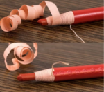 Pensil Penanda Pola Kain Jahit Pencil Glass Praktis Awet - Merah - Image 3