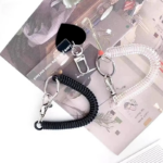 Gantungan Spiral Kunci Motor Anti Hilang Tali Per Elastis Serbaguna - Besar - Image 6