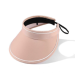 Topi Visor Fashion Lipat Besar Untuk Melindungi Dari Matahari - Peach - Image 4