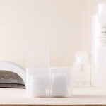 Tempat Kapas Makeup Dua Sekat Multifungsi Organizer Meja Rias Cantik - Image 3