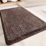 Keset Bulu Lembut Halus Empuk Mudah Dicuci Lucu Aesthetic Menyerap Air - Abu - Image 5