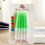 Lilin Ulang Tahun Metalik Birthday Candle Party 10 Pcs - Hijau