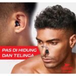 Penutup Hidung Penyumbat Telinga Renang Diving Snorkling Silikon EarPlug - Image 4