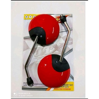 yt2Dyx4EKtp9gnPHswg5r5a47Ztf8sbXshTqn1nB Spion Gagang Chrome Retro Desain Klasik Tampilan Vintage untuk Motor - Merah - Image 1