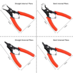 Tang Pembuka Pemasang Snap Ring Ukuran 4 Inci Serbaguna - Image 7