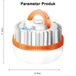 Lampu Emergency Gantung Senter Serbaguna Rechargeable - Image 2