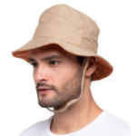Topi Rimba Gunung Hiking Bucket Hat Model Korea Fashion Pria Wanita - Abu - Image 3