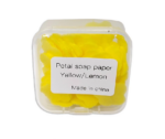 Sabun Kertas Travel Mini Motif Bunga Praktis untuk Cuci Tangan - Kuning