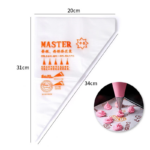 Plastik Segitiga Papping Piping Bag Pencetak Adonan Hiasan Kue Contong - Sedang - Image 6