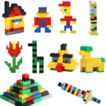 Mainan Balok Susun Edukatif Warna-Warni Isi 500 dan 1000 Pcs untuk Anak - 500PCS - Image 7