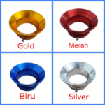 Corong Velocity Karburator PE 28 PWK 28 Full CNC Universal Motor - Chrome - Image 5