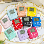 Gantungan Kunci Game Tetris Mini Portable Mainan Klasik - Orange - Image 8