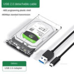 Casing Hardisk Laptop Sata External Case USB Desain Elegan Portable