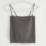 Tanktop Bra Wanita With Cup Pakaian Dalam Bra Fashion Gym Bra Olahraga - Hitam - Image 7