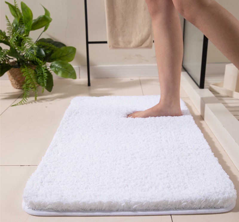 zsQTpNXRzrnMSqXk5JwmfiqE8KhIdVcVNdGbAD2K Keset Bulu Lembut Halus Empuk Mudah Dicuci Lucu Aesthetic Menyerap Air - Putih - Image 1