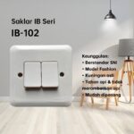 Saklar IB Stop Kontak Sakelar Tanam Indoor Standar SNI - SZ-911 - Image 4
