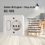 Saklar IB Stop Kontak Sakelar Tanam Indoor Standar SNI - SC-105