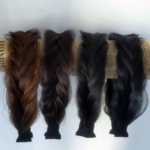 Bando Kepang Rambut Palsu Anak Aksesoris Rambut Cantik - Coklat - Image 8