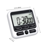 Timer Dapur Digital Alarm Suara dengan Magnet untuk Memasak dan Baking - Image 7