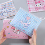 Tempat Pensil Kosmetik Travel Organizer Ringan Pouch Serbaguna - Cinnamo Garis - Image 6