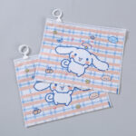 Tempat Pensil Kosmetik Travel Organizer Ringan Pouch Serbaguna - Cinnamo Garis - Image 4