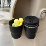 Cup Holder 2 in 1 Jepit Multifungsi Desain Bentuk Gelas - Image 2
