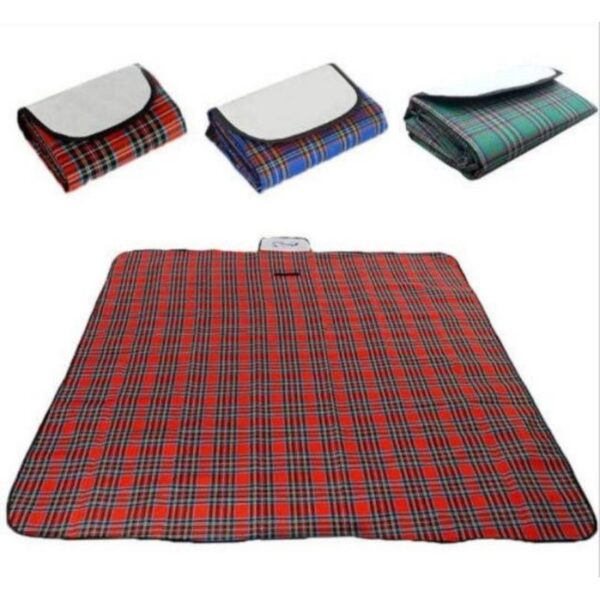 Tikar Piknik Lipat Matras Tamasya Ukuran Besar Praktis untuk Outdoor dan Camping