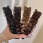 Bando Kepang Rambut Palsu Anak Aksesoris Rambut Cantik - Hitam - Image 7