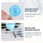 Tempat Botol Minum Hewan Model Gantung 80ml Praktis - Hijau - Image 4
