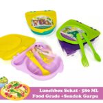 Wadah Bekal Lunch Box Set Amalfi Kotak Makan Mudah Dibawa - Image 5
