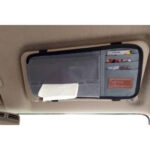 Holder Tisu Sunvisor Mobil Resleting Mudah Dipasang dan Digunakan - Putih