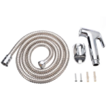 Kepala Semprot Bidet Shower Set Selang Air Fleksibel Tekanan Kuat - Image 7
