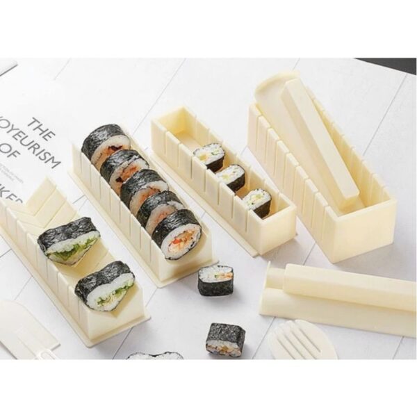 Cetakan Sushi Kotak Praktis untuk Membentuk dan Memotong Sushi