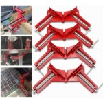Klem Sudut Siku 90° untuk Bingkai, Akuarium, dan Kerajinan DIY