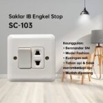 Saklar IB Stop Kontak Sakelar Tanam Indoor Standar SNI - SZ-911 - Image 5