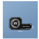Pad Pendingin HP Aluminium Stiker Plat Radiator Rendam Panas