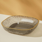 Piring Makan Motif Diamond Stylish untuk Berbagai Hidangan - Biru - Image 8