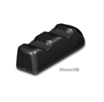 Charging Dock Controller Double Slot Stand Pengisian dan Penyimpanan - Image 2