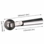 Sendok Skop Es Krim Model Jempol Stainless Steel Mudah Digunakan - Image 5
