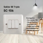 Saklar IB Stop Kontak Sakelar Tanam Indoor Standar SNI - SZ-911 - Image 8
