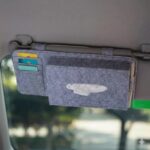 Holder Tisu Sunvisor Mobil Resleting Mudah Dipasang dan Digunakan - Merah - Image 8
