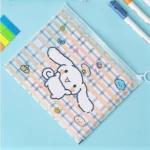 Tempat Pensil Kosmetik Travel Organizer Ringan Pouch Serbaguna - Cinnamo Garis