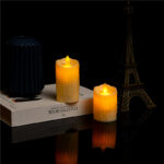Lilin LED Sumbu Goyang Mini Motif Leleh Lampu Dekorasi Estetik - Extra Large - Image 5