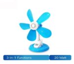 Kipas Angin Jepit Mini Clamp Wall Desk Fan All in One Fleksibel - Image 6